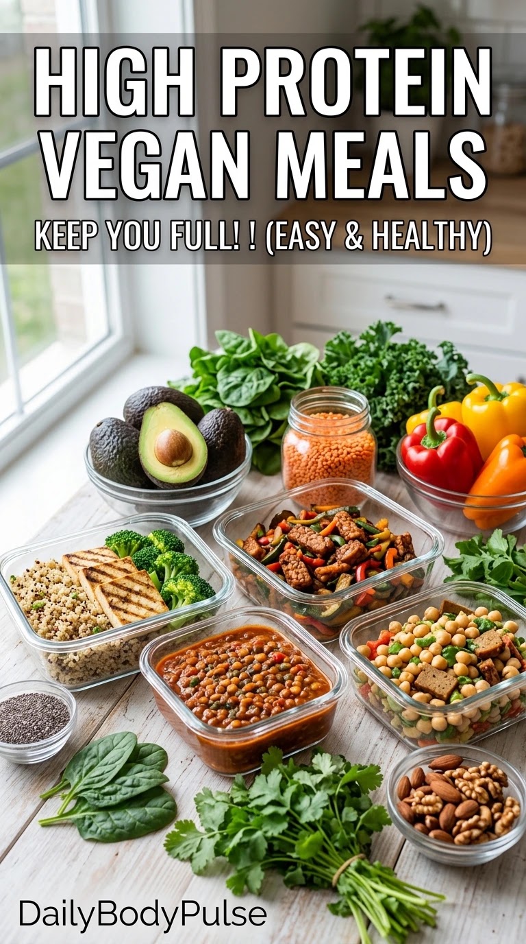 High Protein Vegan Meals That Keep You Full