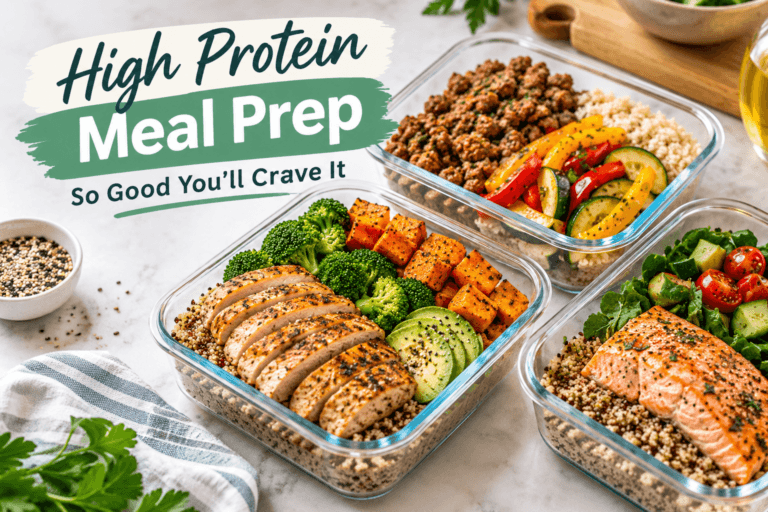 High Protein Meal Prep