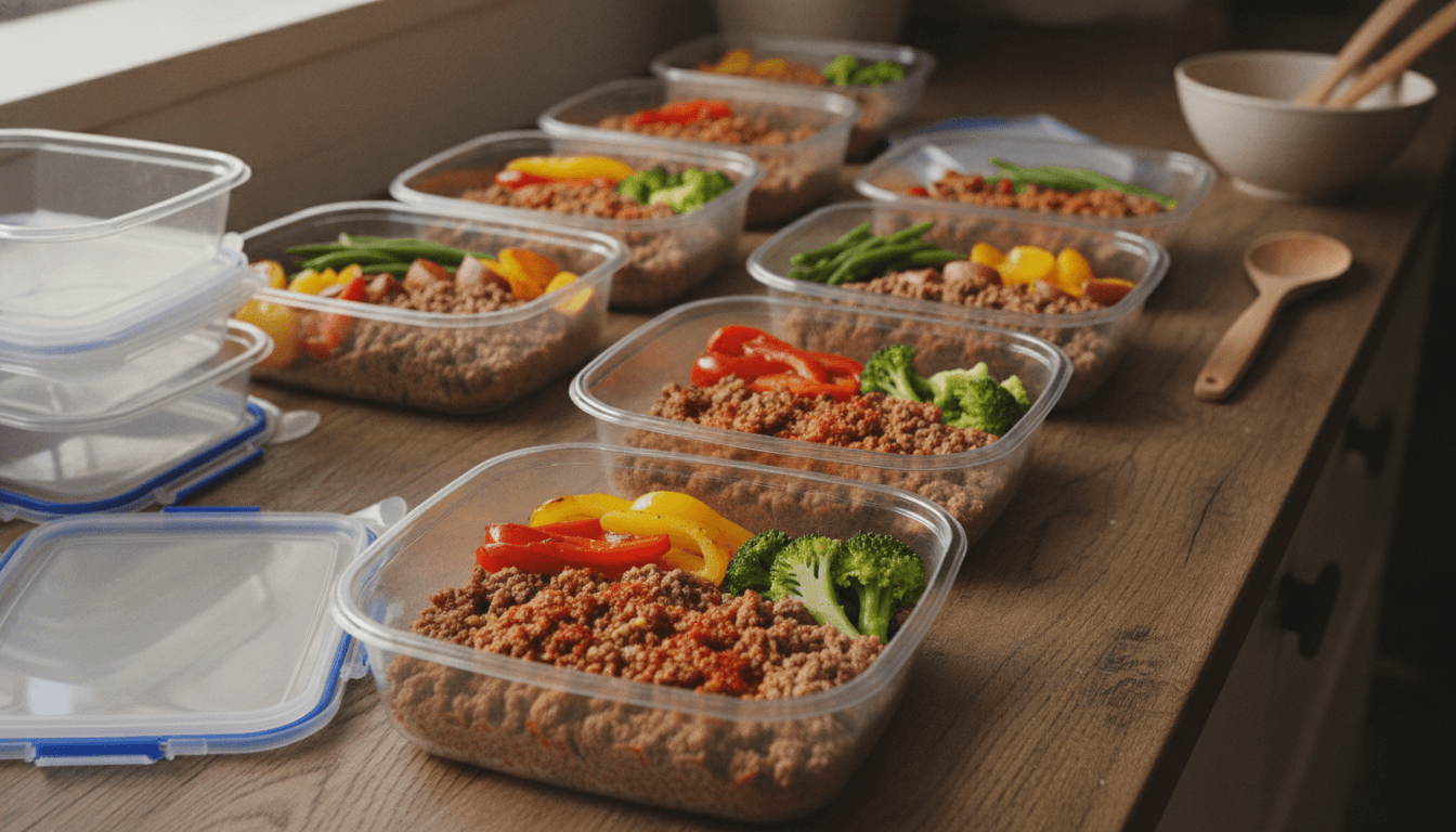 ground beef meal prep high protein
