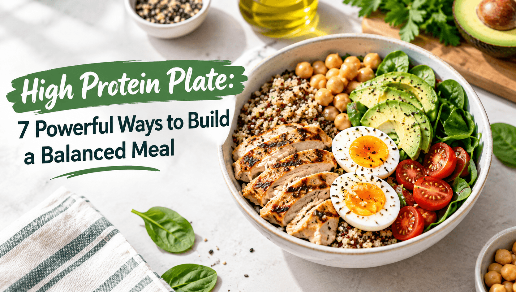 High Protein Plate 7 Powerful Ways to Build a Balanced Meal