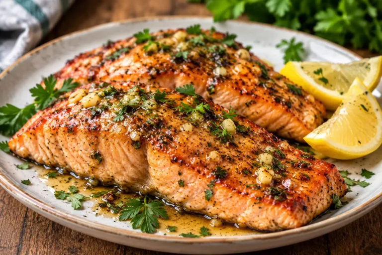 Honey Garlic Butter Salmon