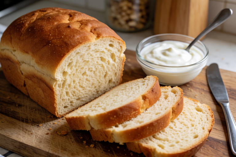 Greak yogurt bread full recipe